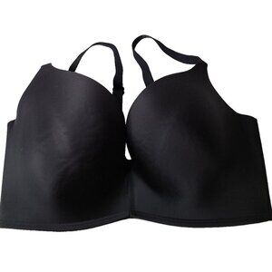 Maidenform Womens‎ Sports Bra Size 40DD Black Adjustable Strap Wireless Lined